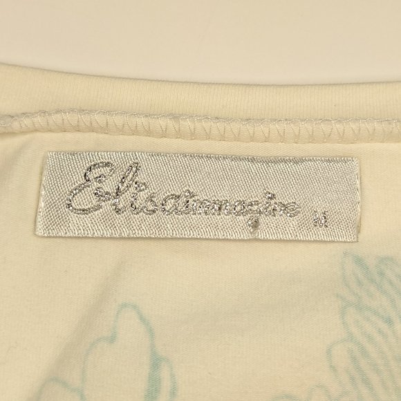 Vintage Y2K Designer Animal Print Crown Rhinestone Maximalist V Neck Tee - Picture 6 of 11